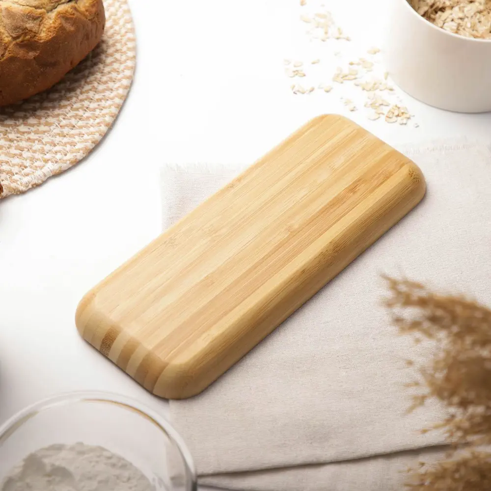 Фото 3 Тарелка Доляна бамбук 6939370 цвет бежевый Фото 3 Тарелка Доляна бамбук 6939370 цвет бежевый