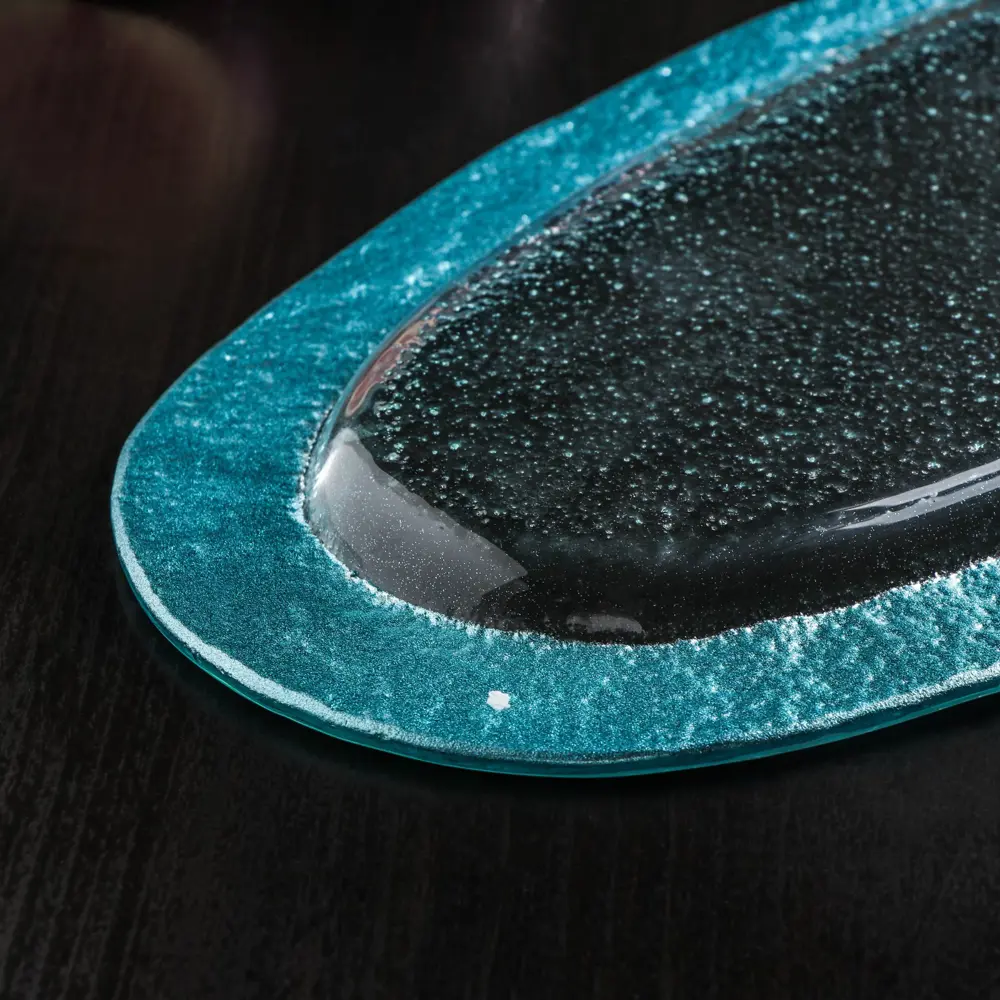 Фото 4 Тарелка Magistro стекло 7129833 цвет прозрачный