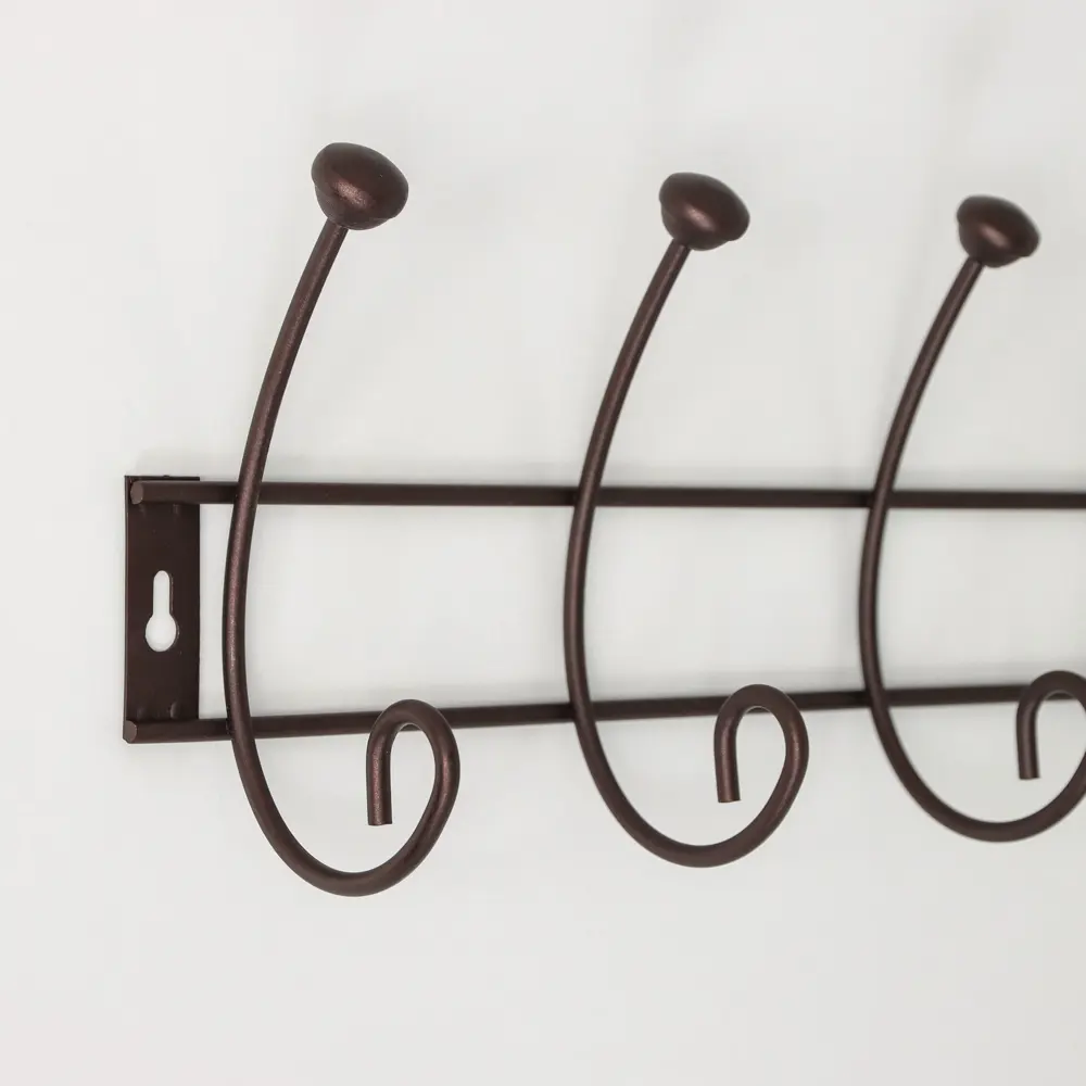 Фото 3 Вешалка для верхней одежды Доляна 14x7.5x40.5 см, 5 крючков Фото 3 Вешалка для верхней одежды Доляна 14x7.5x40.5 см, 5 крючков