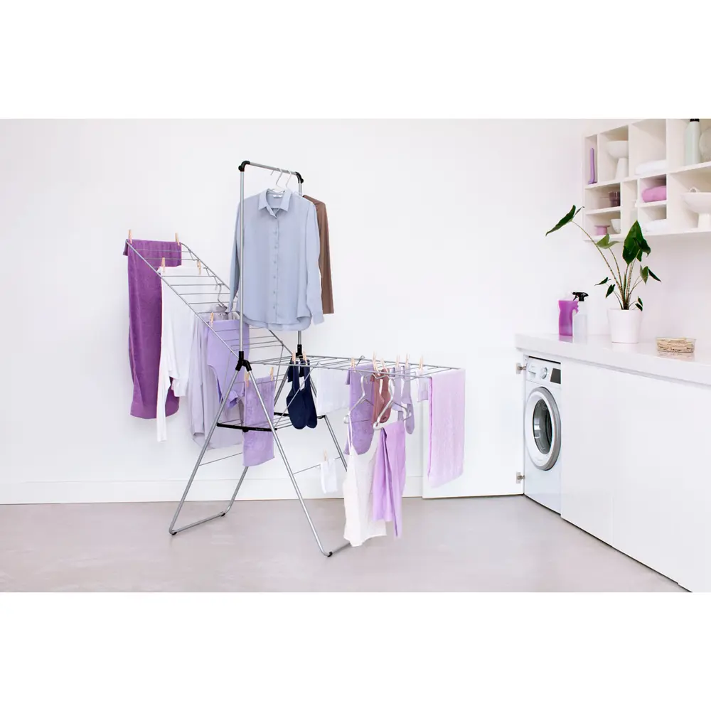Фото 9 Сушилка для белья Brabantia "HangOn" напольная 25м 403545 Фото 9 Сушилка для белья Brabantia "HangOn" напольная 25м 403545