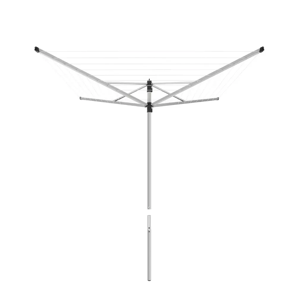 Фото 2 Сушилка для белья Brabantia "Lift-O-Matic SplitPole" серый металлик 40м 146947 Фото 2 Сушилка для белья Brabantia "Lift-O-Matic SplitPole" серый металлик 40м 146947