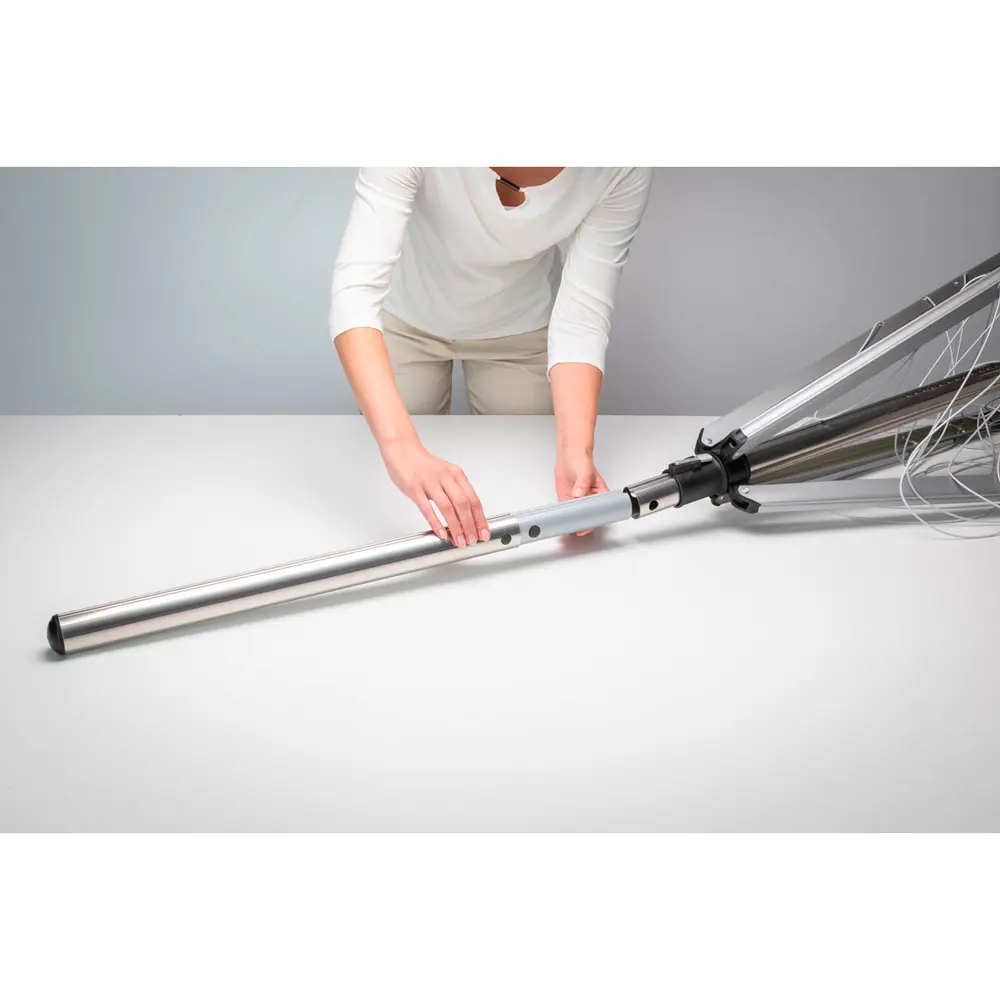 Фото 6 Сушилка для белья Brabantia "Lift-O-Matic SplitPole" серый металлик 40м 146947 Фото 6 Сушилка для белья Brabantia "Lift-O-Matic SplitPole" серый металлик 40м 146947