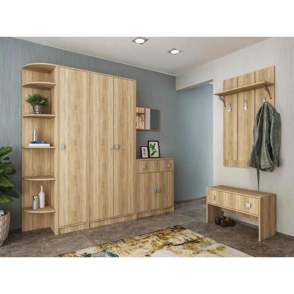 Фото 3 Тумба прикроватная Моби 75x89x36 см 1 ящик цвет дуб сонома 3205015 Фото 3 Тумба прикроватная Моби 75x89x36 см 1 ящик цвет дуб сонома 3205015