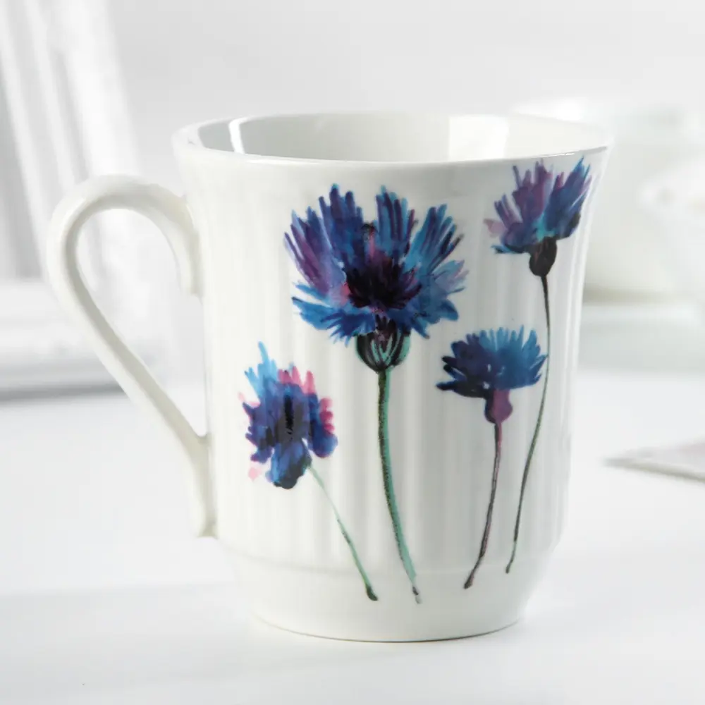 Фото Кружка 250 мл Simaland фаянс цвет белый 4344066