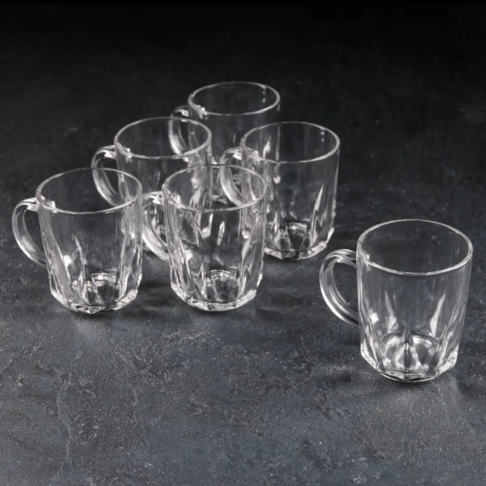 Фото Кружка 250 мл Simaland стекло цвет прозрачный 5381740 Фото Кружка 250 мл Simaland стекло цвет прозрачный 5381740