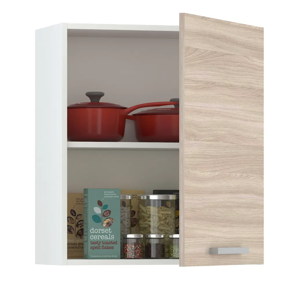 Фото 2 Шкаф распашной Моби МО.КМ.04.11.00.00.00 60x68x32 см ЛДСП цвет светло-бежевый