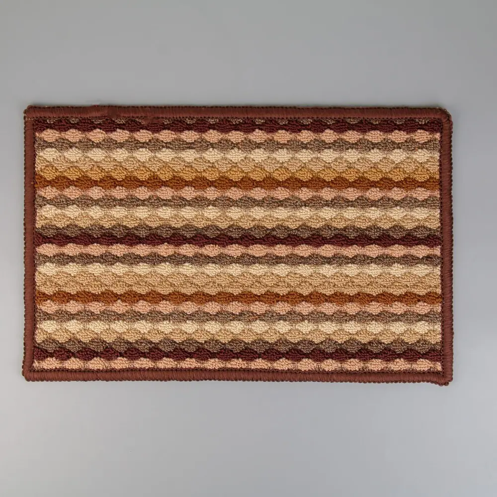 Фото 2 Коврик придверный Доляна «Цветная косичка» 38x57 см цвет коричневый Фото 2 Коврик придверный Доляна «Цветная косичка» 38x57 см цвет коричневый