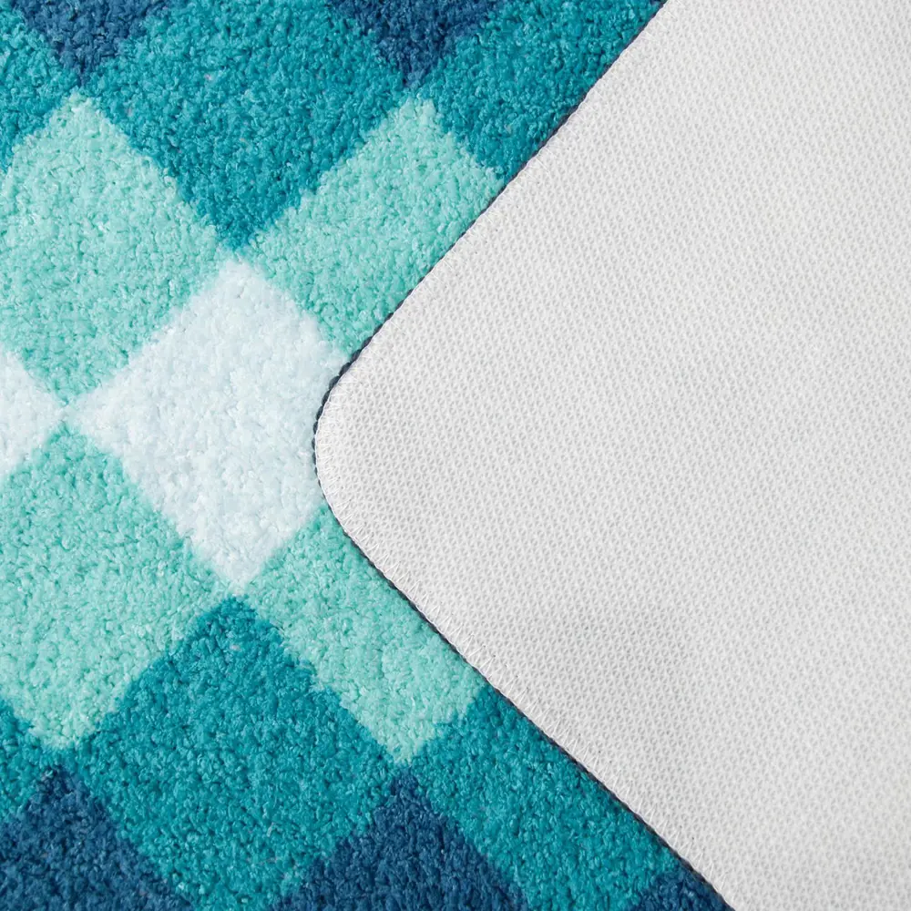 Фото 3 Коврик Доляна «Лазурь» 50х80 см цвет синий Фото 3 Коврик Доляна «Лазурь» 50х80 см цвет синий