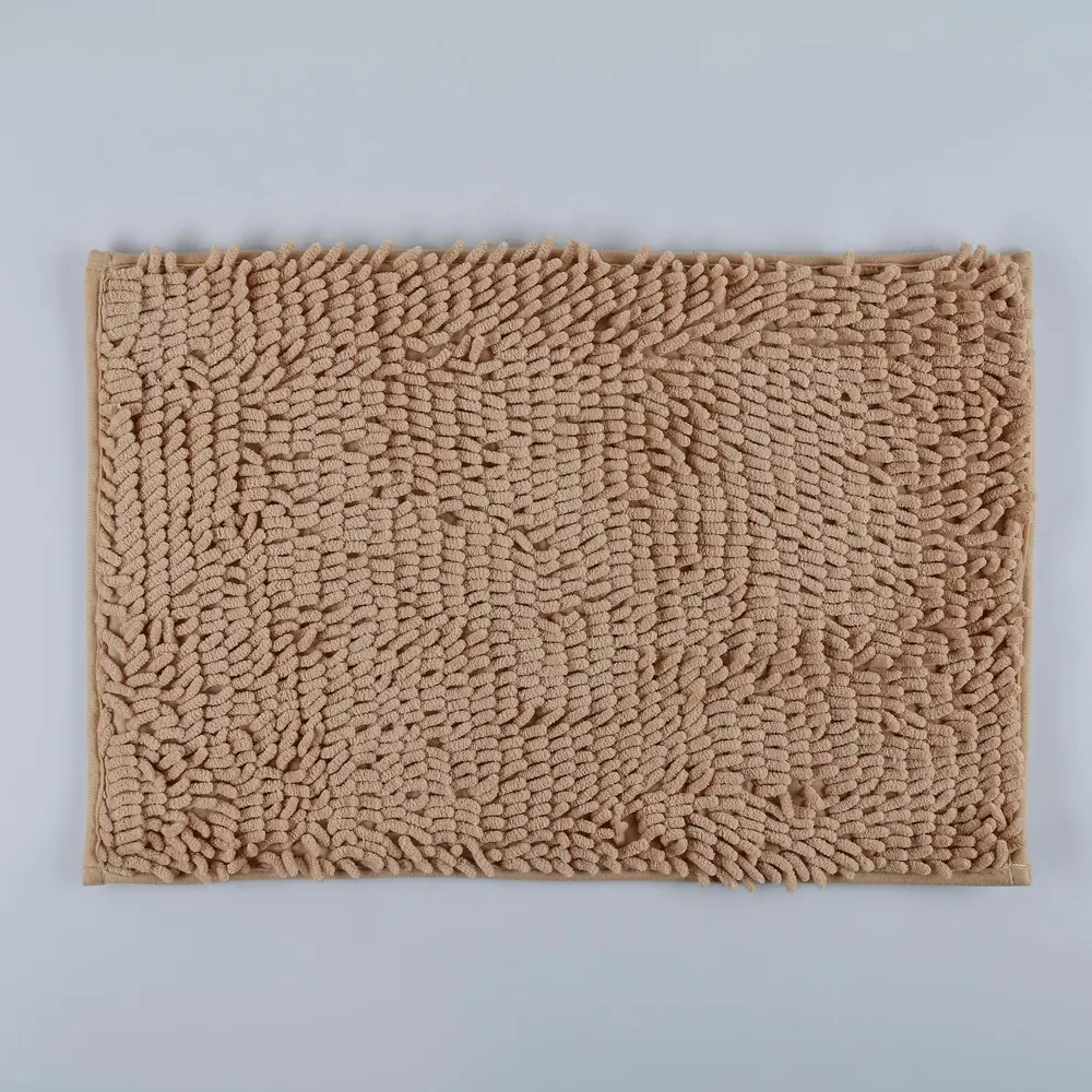 Фото Коврик Доляна «Букли длинные» 40х60 см цвет бежевый Фото Коврик Доляна «Букли длинные» 40х60 см цвет бежевый