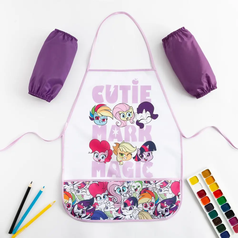 Фото Набор детский для творчества Hasbro Magic My Little Pony фартук 49x39 см и нарукавники Фото Набор детский для творчества Hasbro Magic My Little Pony фартук 49x39 см и нарукавники