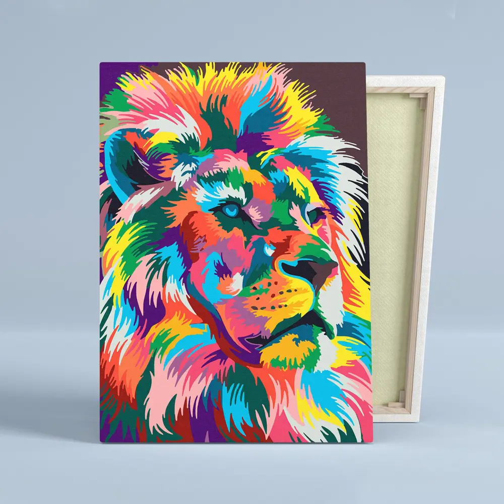 Фото Картина по номерам Red panda Радужный Царь p54374 Фото Картина по номерам Red panda Радужный Царь p54374