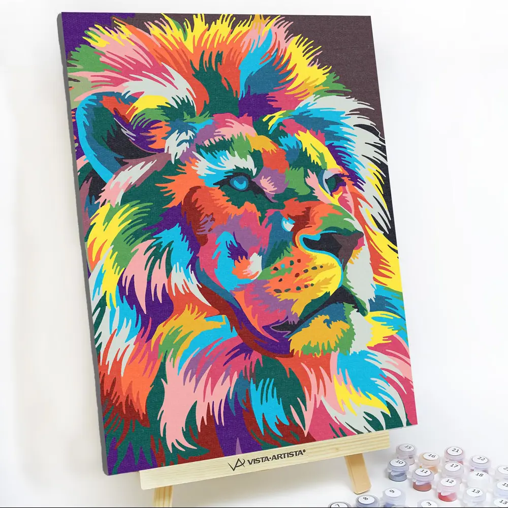 Фото 7 Картина по номерам Red panda Радужный Царь p54374 Фото 7 Картина по номерам Red panda Радужный Царь p54374