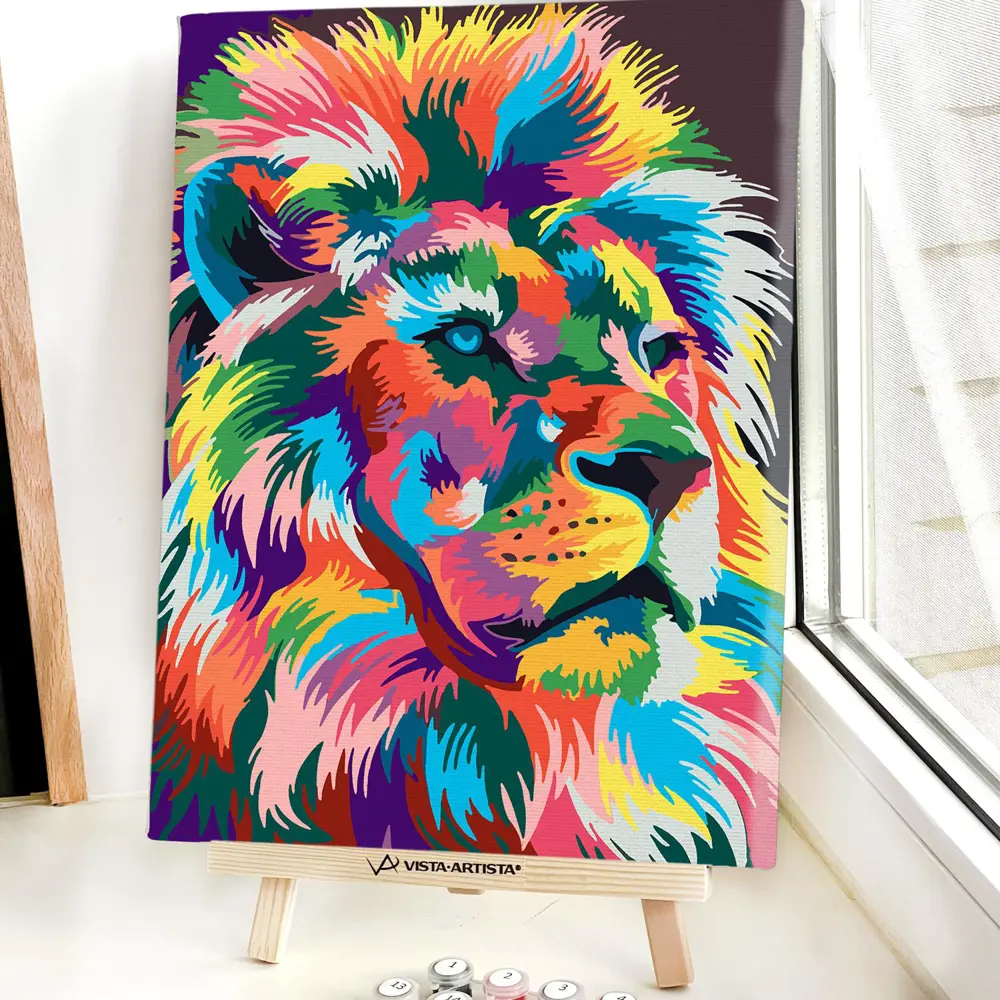 Фото 8 Картина по номерам Red panda Радужный Царь p54374 Фото 8 Картина по номерам Red panda Радужный Царь p54374