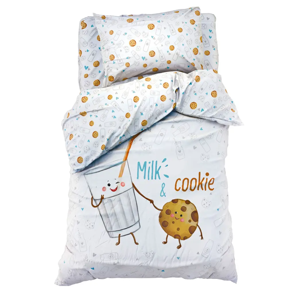 Фото Комплект детского постельного белья "Этель" Milk&Cookie бязь Фото Комплект детского постельного белья "Этель" Milk&Cookie бязь