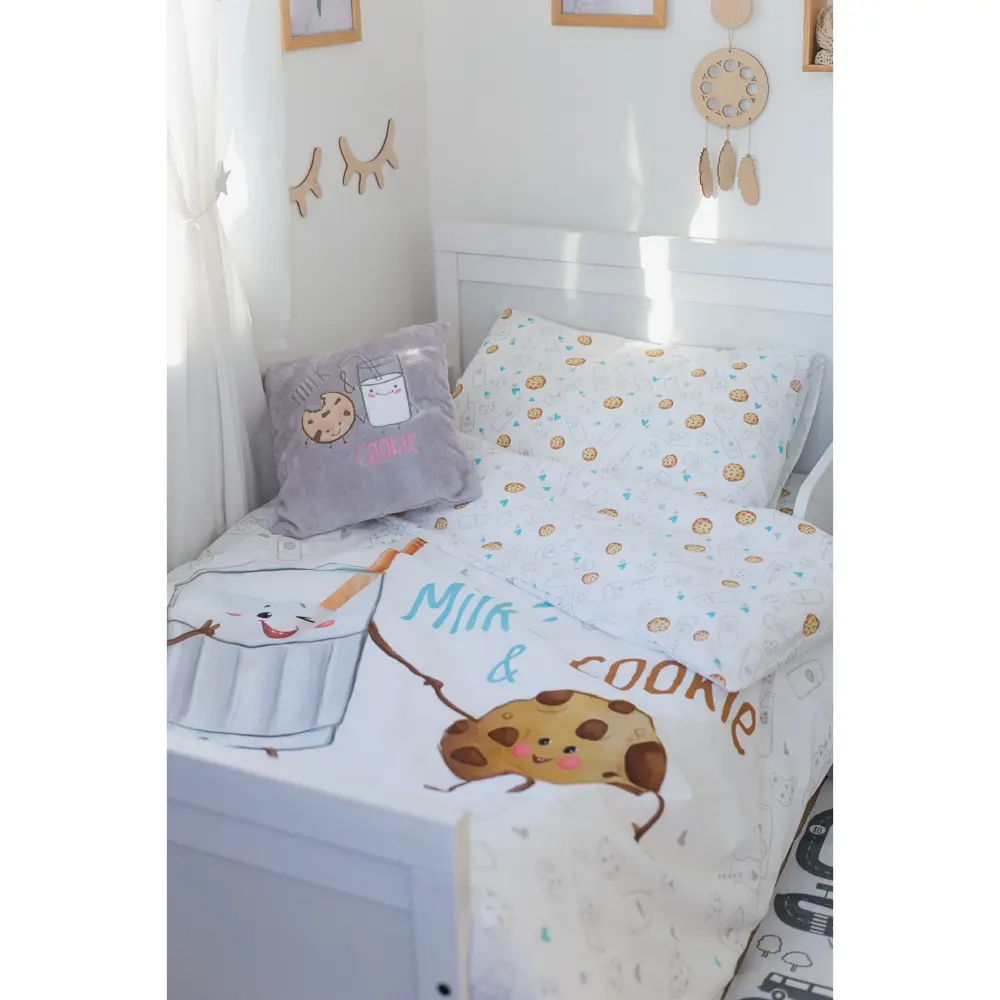 Фото 2 Комплект детского постельного белья "Этель" Milk&Cookie бязь Фото 2 Комплект детского постельного белья "Этель" Milk&Cookie бязь