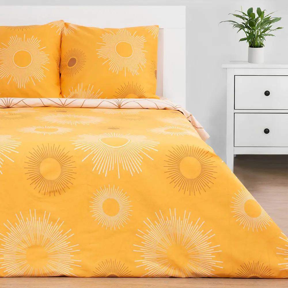 Фото Комплект постельного белья Этель семейный Illusion бязь