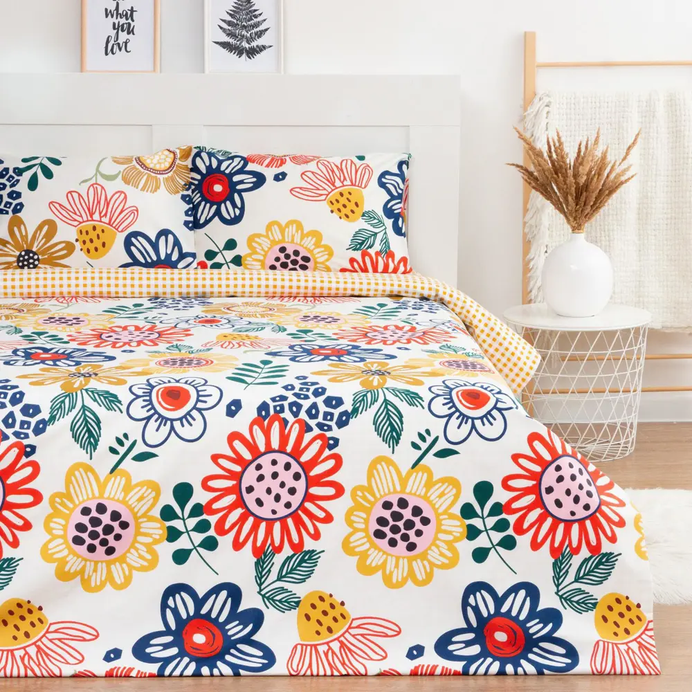 Фото Комплект постельного белья LoveLife евро "Summer time" сатин Фото Комплект постельного белья LoveLife евро "Summer time" сатин