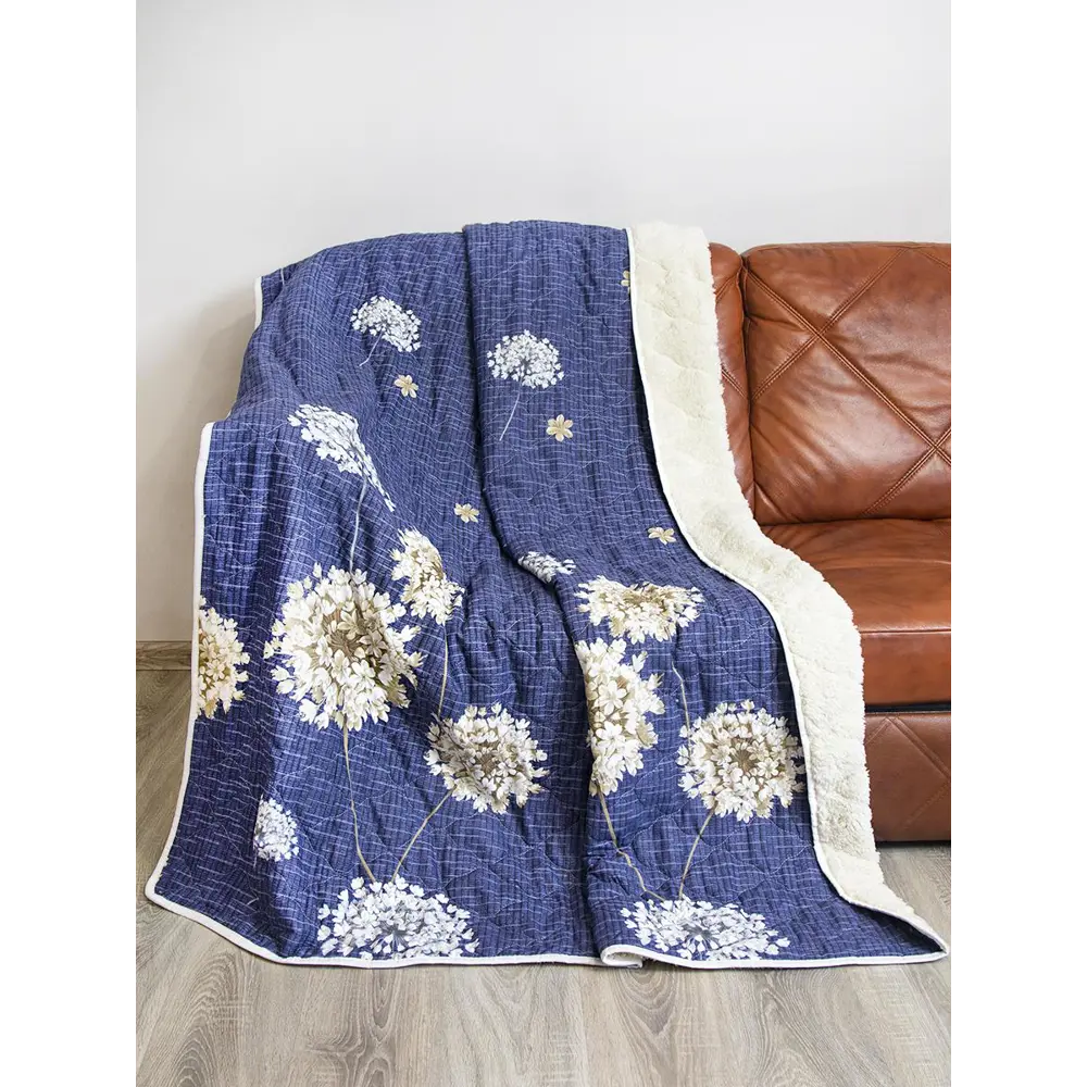 Фото Плед Selena Стефани шерпа поплин 150x200 см Фото Плед Selena Стефани шерпа поплин 150x200 см