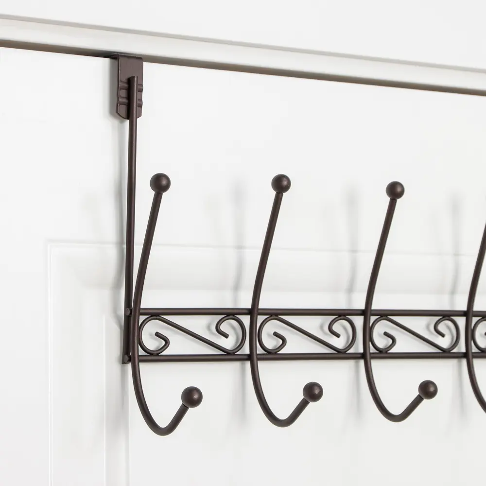 Фото 4 Вешалка для одежды 25x13.5x48 см 6 шт металл цвет бесцветный 7393139