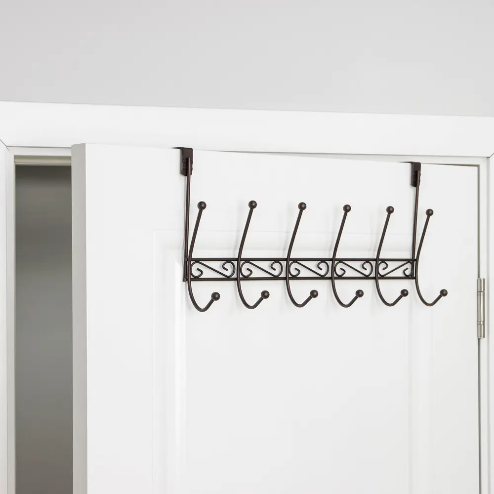 Фото 5 Вешалка для одежды 25x13.5x48 см 6 шт металл цвет бесцветный 7393139