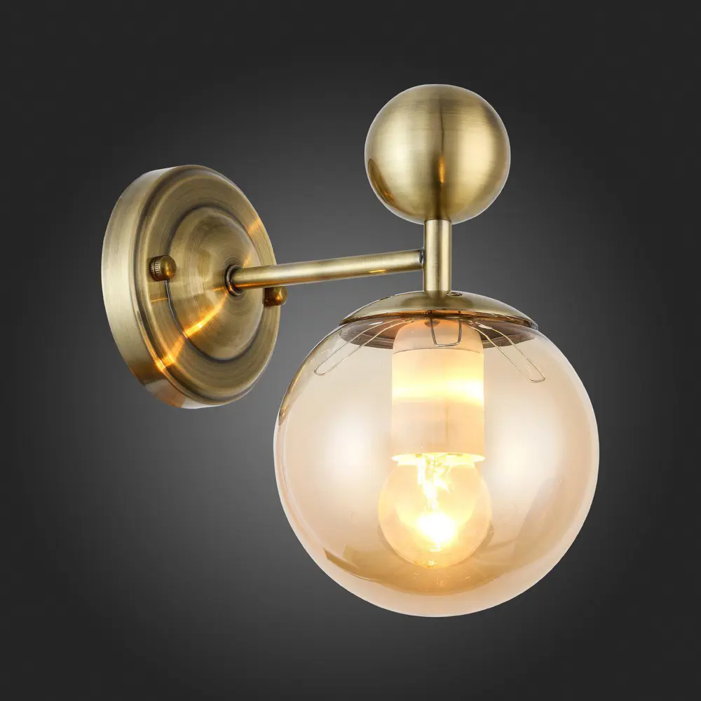 Фото 11 Настенный светильник EVOLUCE SLE106301-01 PECHIO цвет бронза