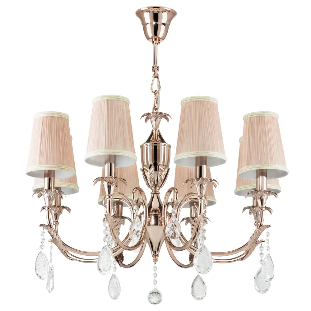 Фото Люстра подвесная LIGHTSTAR Cappa 691084 8 ламп 24 м² цвет розовый Фото Люстра подвесная LIGHTSTAR Cappa 691084 8 ламп 24 м² цвет розовый