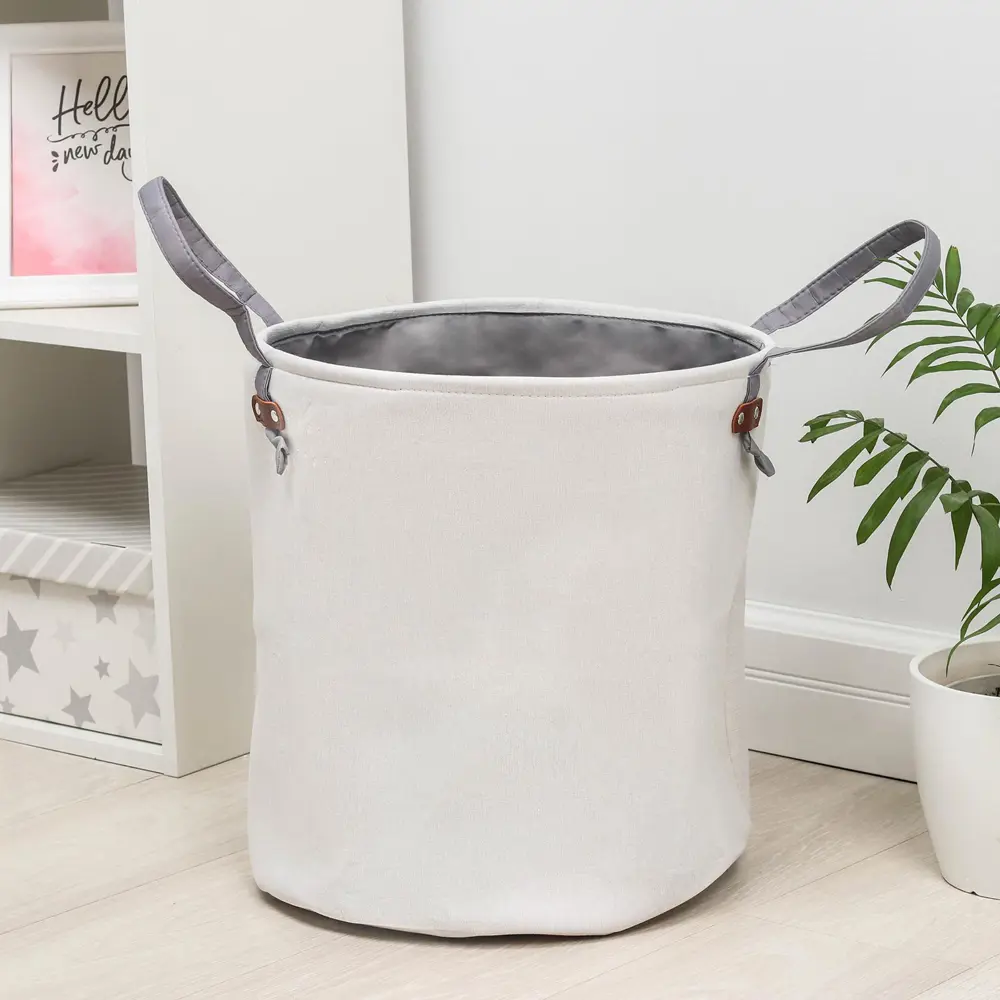 Фото 3 Корзина Доляна Слонёнок 40x1.2x40 см текстиль цвет белый 5469831 Фото 3 Корзина Доляна Слонёнок 40x1.2x40 см текстиль цвет белый 5469831