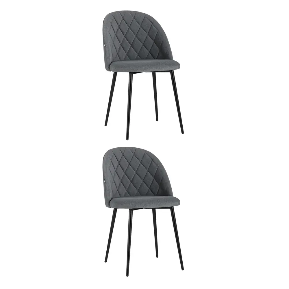 Фото Стул кухонный Стул груп AV 408-A15-08(P) Box 81.5х42х47.5 см велюр цвет темно-серый