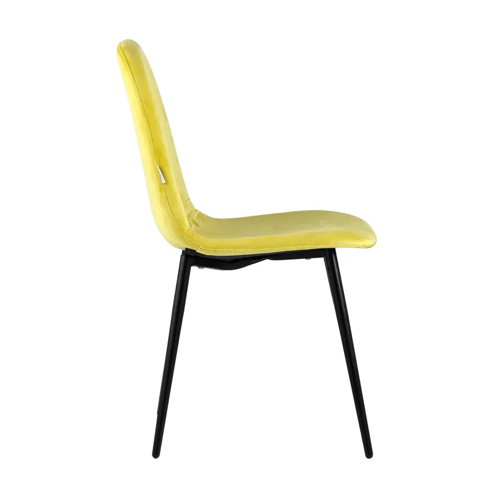 Фото 4 Стул кухонный Стул груп AV 412-H19-08 Box 82.5х54х45 см велюр цвет желтый Фото 4 Стул кухонный Стул груп AV 412-H19-08 Box 82.5х54х45 см велюр цвет желтый