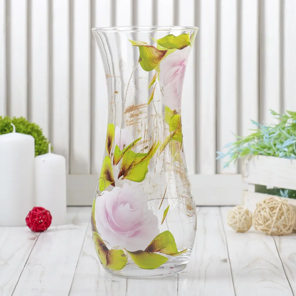 Фото Ваза Simaland "Гранда" кувшин 10x26 см стекло Фото Ваза Simaland "Гранда" кувшин 10x26 см стекло