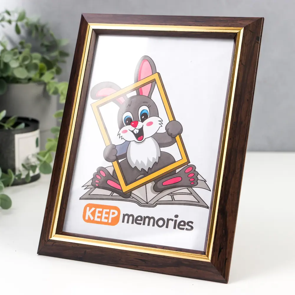 Фото 2 Рамка Keep memories 5367355, 15x21 см, пластик, цвет коричневый Фото 2 Рамка Keep memories 5367355, 15x21 см, пластик, цвет коричневый