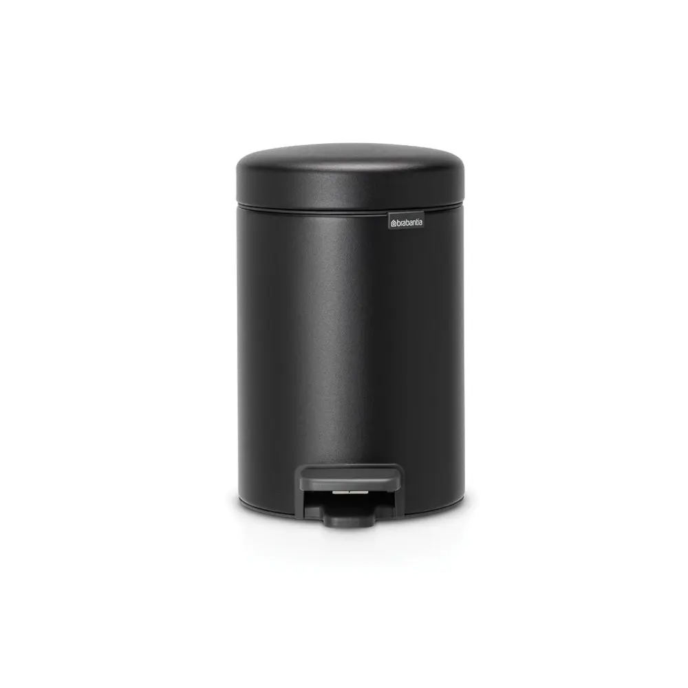 Фото Ведро мусорное Brabantia NewIcon 128929 3л цвет черный Фото Ведро мусорное Brabantia NewIcon 128929 3л цвет черный