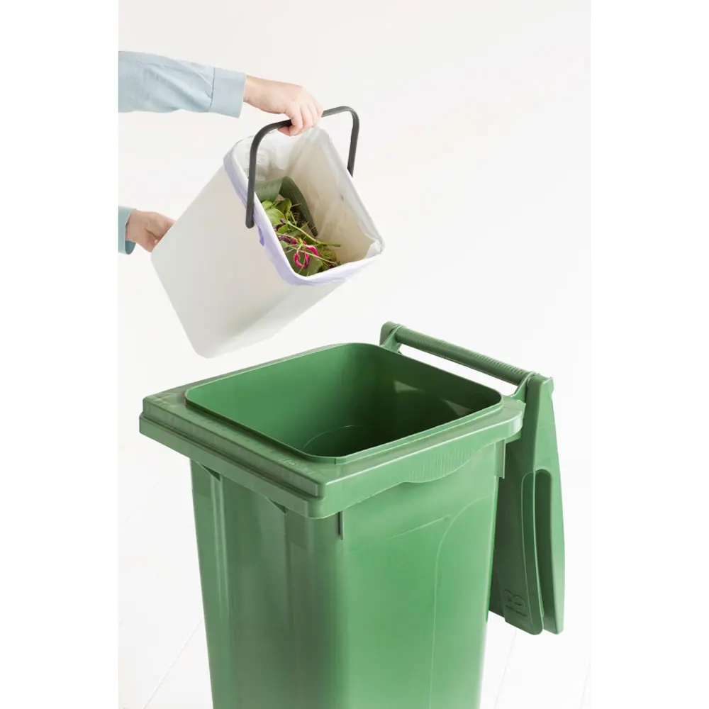 Фото 6 Ведро мусорное Brabantia Sort & Go 109782 12л цвет белый Фото 6 Ведро мусорное Brabantia Sort & Go 109782 12л цвет белый