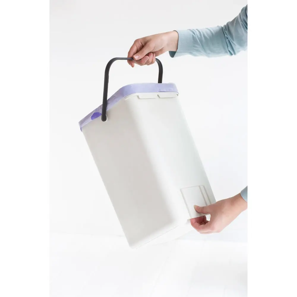 Фото 7 Ведро мусорное Brabantia Sort & Go 109782 12л цвет белый Фото 7 Ведро мусорное Brabantia Sort & Go 109782 12л цвет белый