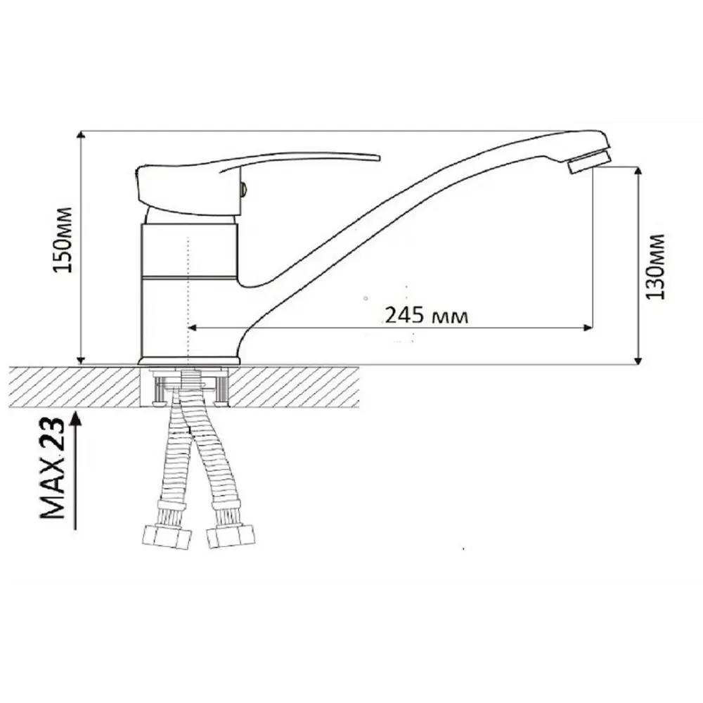 Фото 7 Смеситель для кухни Wisent W4901 Фото 7 Смеситель для кухни Wisent W4901