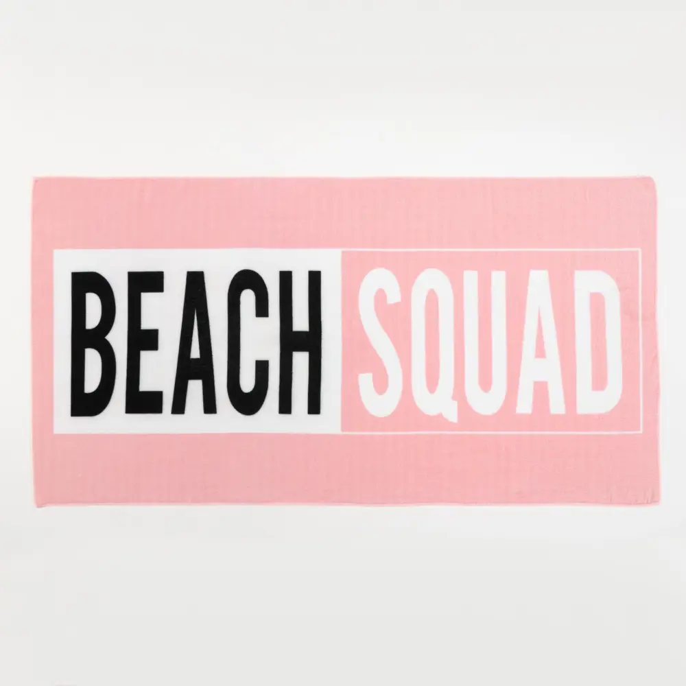 Фото Полотенце пляжное Этель «Beach squad» 70x140 см 100% п/э250гр/м² Фото Полотенце пляжное Этель «Beach squad» 70x140 см 100% п/э250гр/м²