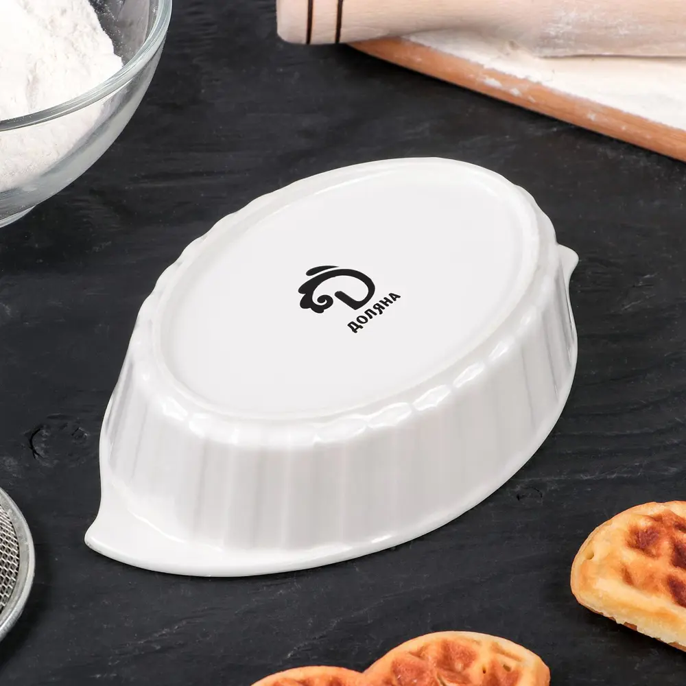 Фото 5 Форма для выпечки Доляна «Овал Каспар» 17×10×3.7 см Фото 5 Форма для выпечки Доляна «Овал Каспар» 17×10×3.7 см