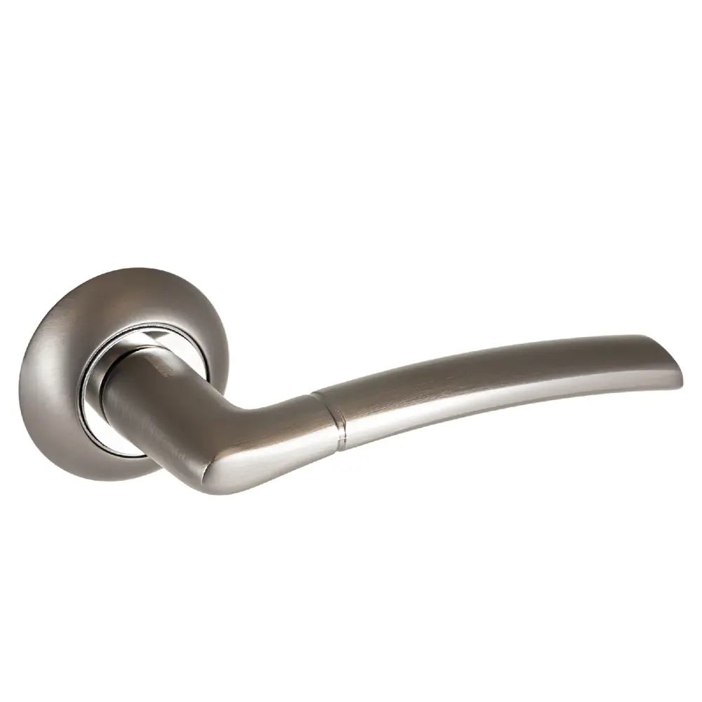 Фото Ручки дверные на розетке Аллюр СТАРК MBN 1440, цвет графит Фото Ручки дверные на розетке Аллюр СТАРК MBN 1440, цвет графит