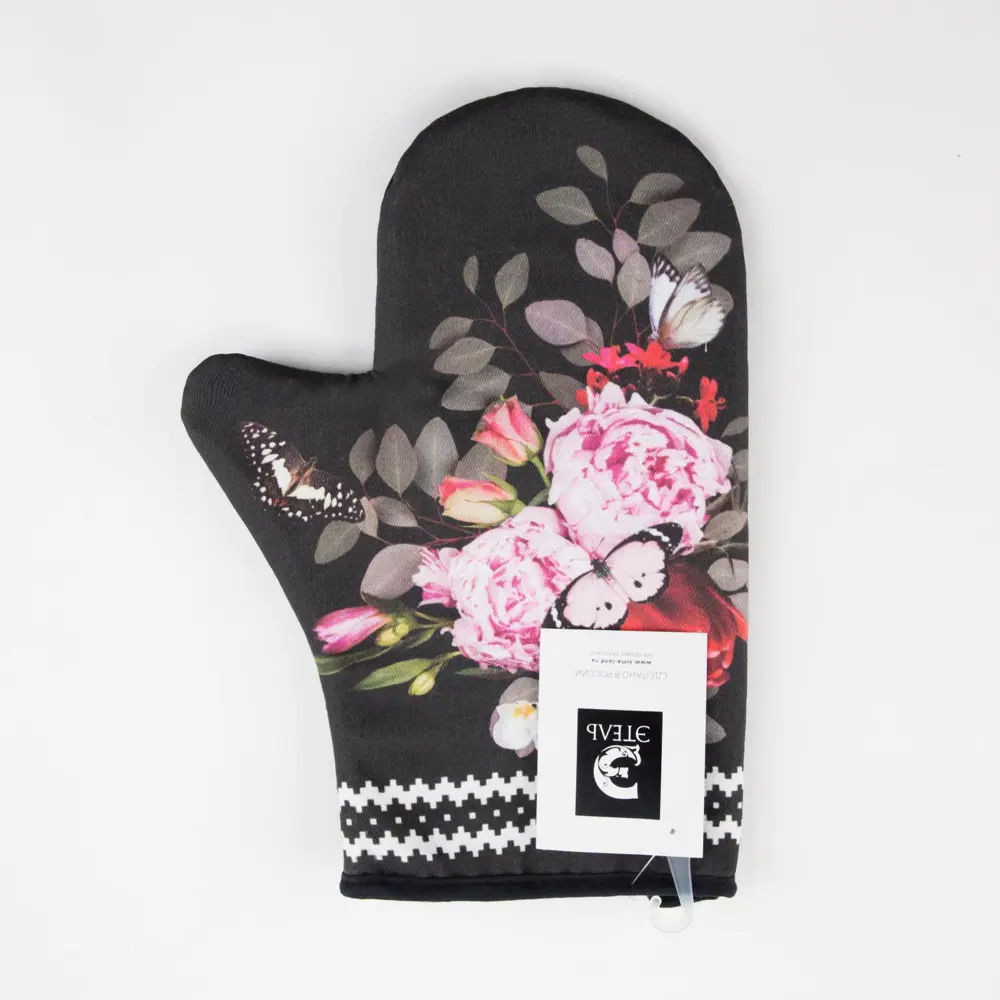 Фото 4 Прихватка Этель Flowers 20x28 см хлопок цвет зеленый 4523390 Фото 4 Прихватка Этель Flowers 20x28 см хлопок цвет зеленый 4523390