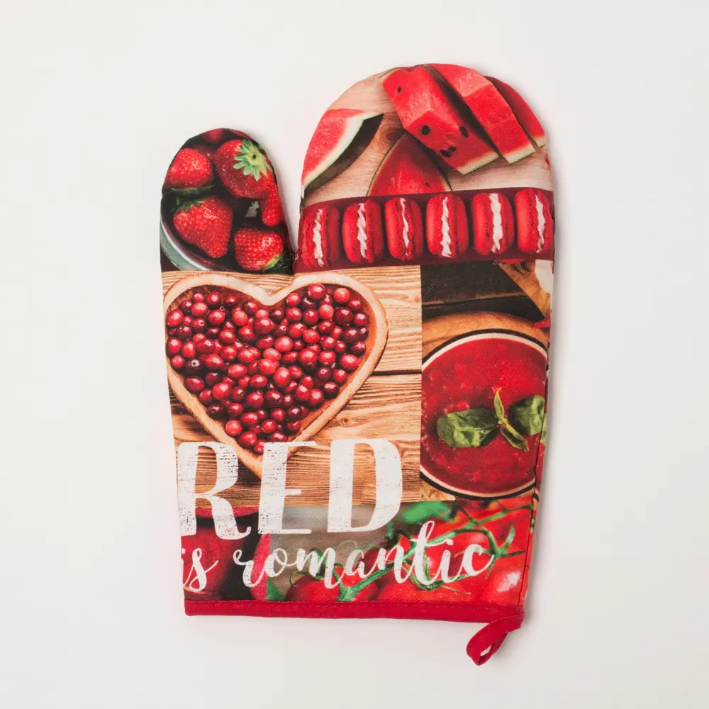 Фото 2 Прихватка Этель RED 20x27 см хлопок цвет красный 4122612