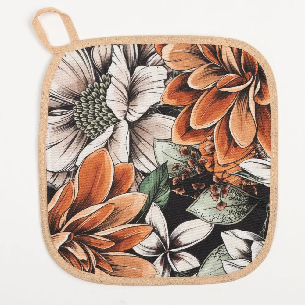 Фото 2 Прихватка Этель Этель 19x19 см хлопок цвет белый 7560471 Фото 2 Прихватка Этель Этель 19x19 см хлопок цвет белый 7560471