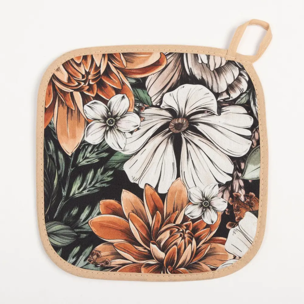 Фото 3 Прихватка Этель Этель 19x19 см хлопок цвет белый 7560471 Фото 3 Прихватка Этель Этель 19x19 см хлопок цвет белый 7560471