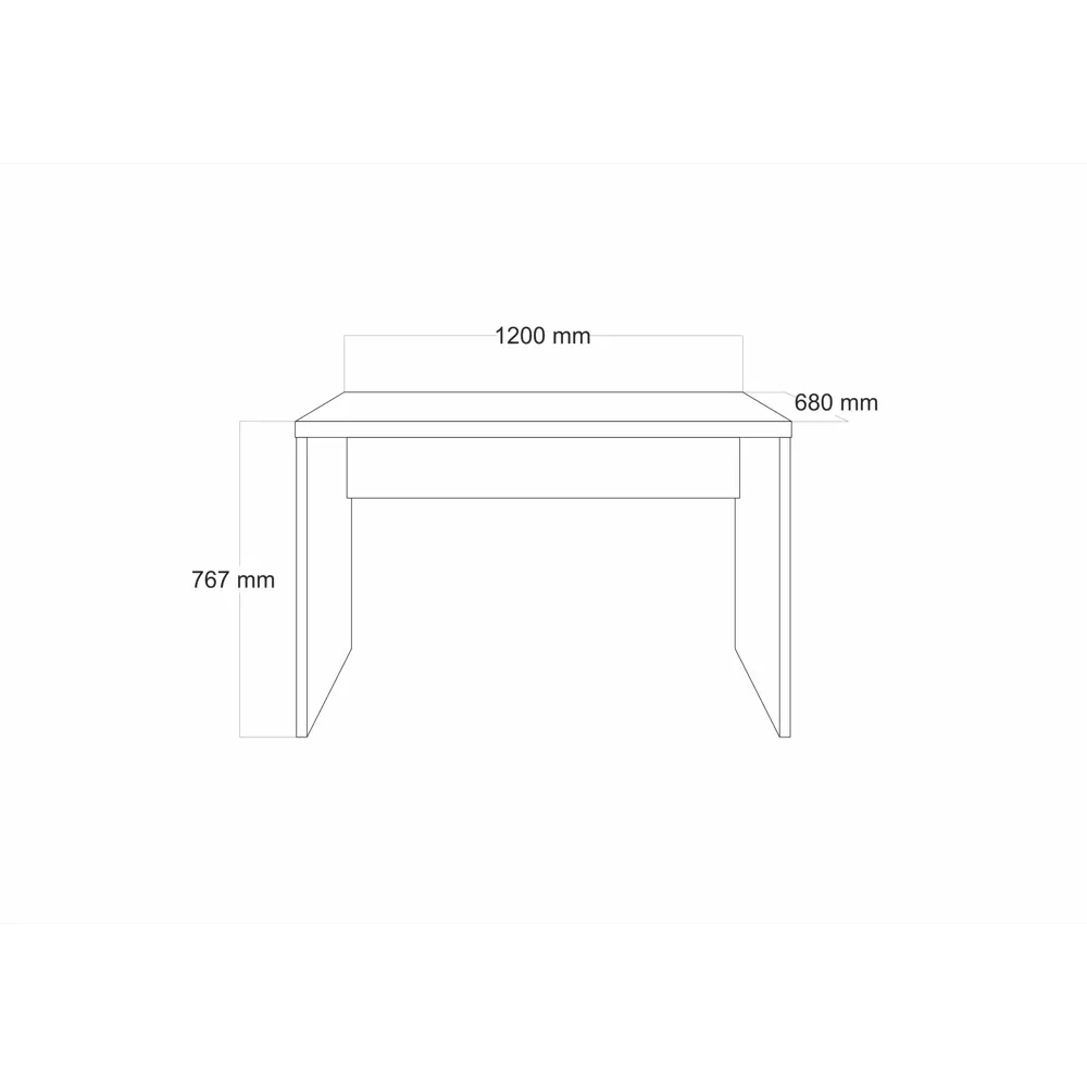 Фото 4 Стол Интердизайн 120x68x77 см ЛДСП цвет kraft