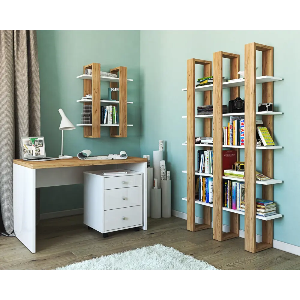 Фото 7 Стол Интердизайн 120x68x77 см ЛДСП цвет kraft Фото 7 Стол Интердизайн 120x68x77 см ЛДСП цвет kraft