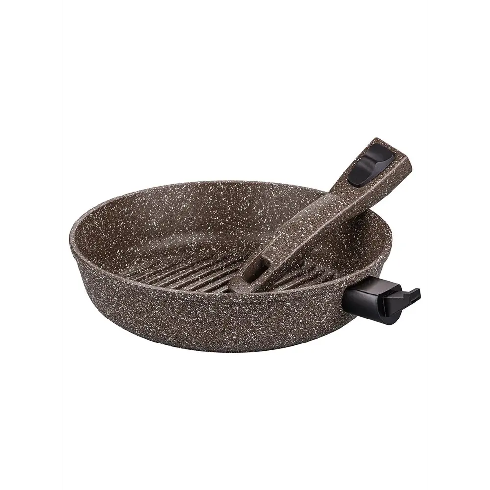 Фото 7 Сковорода Elan gallery Гриль 24 см алюминий нет без крышки цвет коричневый Фото 7 Сковорода Elan gallery Гриль 24 см алюминий нет без крышки цвет коричневый