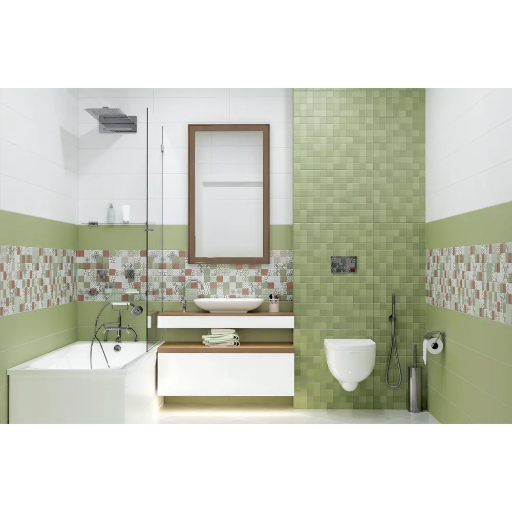 Фото 8 Плитка керамическая Kerasol Milagro 20x60 см 1.2 м² цвет белый Фото 8 Плитка керамическая Kerasol Milagro 20x60 см 1.2 м² цвет белый