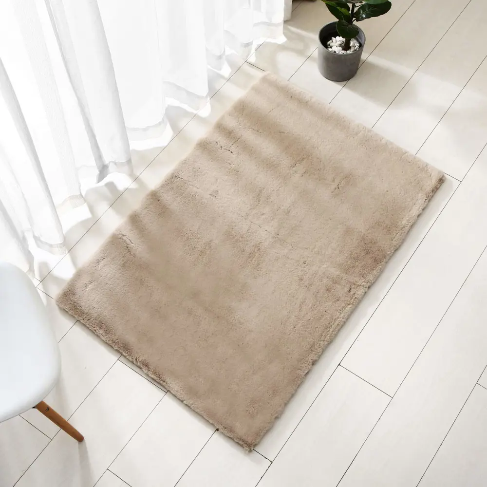 Фото 3 Набор ковриков Sofi De MarkO Camilla 60x100 и 50x70 см цвет светло-бежевый Фото 3 Набор ковриков Sofi De MarkO Camilla 60x100 и 50x70 см цвет светло-бежевый