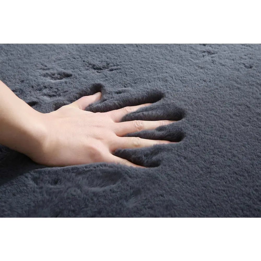 Фото 3 Коврик круглый Sofi De MarkO Camilla 150 см цвет антрацит Фото 3 Коврик круглый Sofi De MarkO Camilla 150 см цвет антрацит