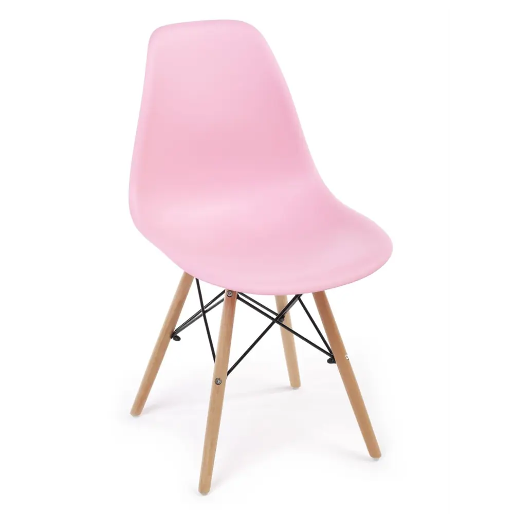 Фото Кухонный стул Экспресс Офис DSL 110 Wood 45x81x54 см бук цвет розовый
