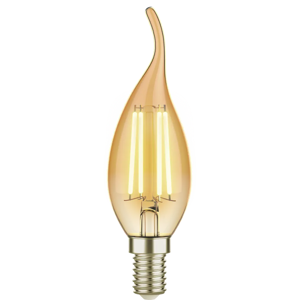 Фото 3 Лампа светодиодная Lexman Candle CF35 E14 220-240 В 4.5 Вт янтарная 470 лм теплый белый свет Фото 3 Лампа светодиодная Lexman Candle CF35 E14 220-240 В 4.5 Вт янтарная 470 лм теплый белый свет
